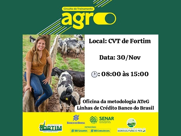FORTIM SEDIARÁ CIRCUITO DE TREINAMENTO AGRO
